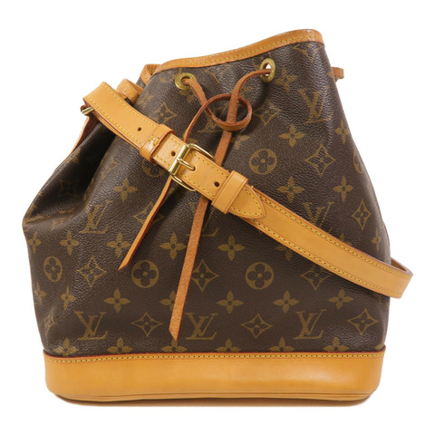 LOUIS VUITTON Monogram Petit Noe金扣肩背袋棕色