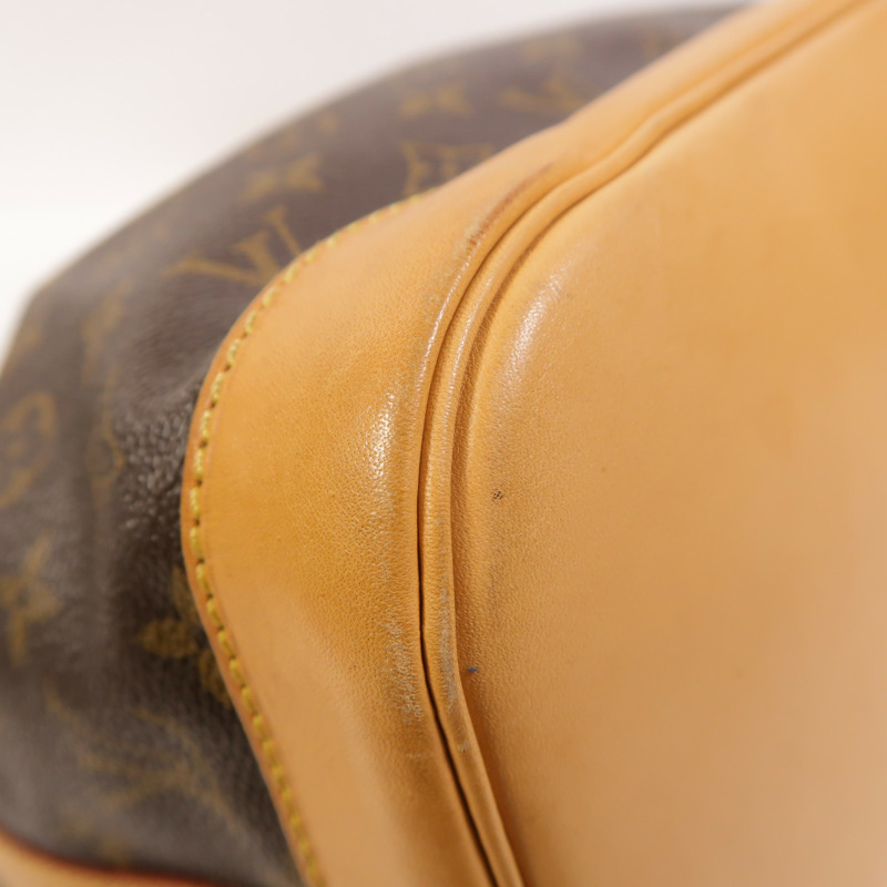 LOUIS VUITTON Monogram Petit Noe金扣肩背袋棕色-9