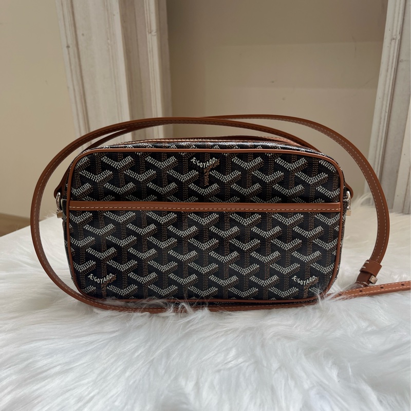 戈雅Goyard Cap-Vert PM 相機包 黑棕色-0