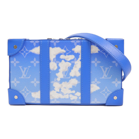LOUIS VUITTON Monogram Clouds Soft Trunk Wallet銀扣肩背袋