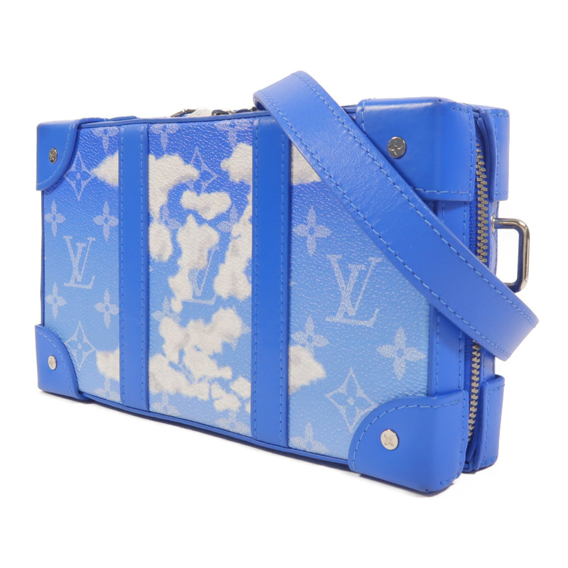 LOUIS VUITTON Monogram Clouds Soft Trunk Wallet銀扣肩背袋-2