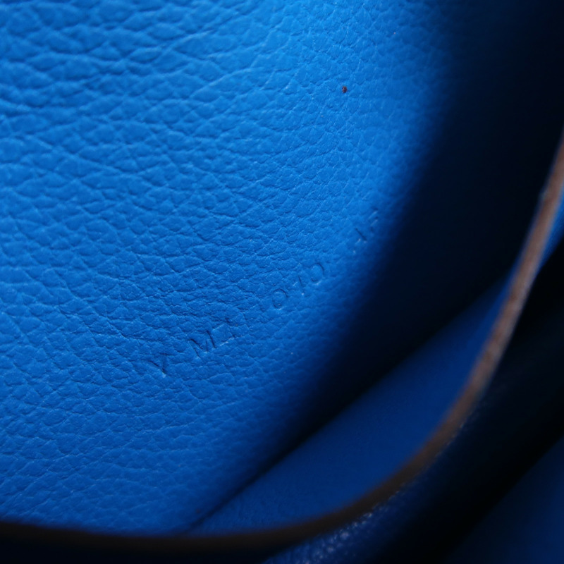 HERMES Evercolor皮革Constance Slim Wallet錢包Bleu Zanzibar-7