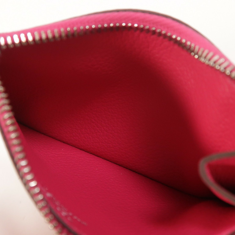 HERMES Evercolor皮革Constance Slim Wallet錢包Bleu Zanzibar-15