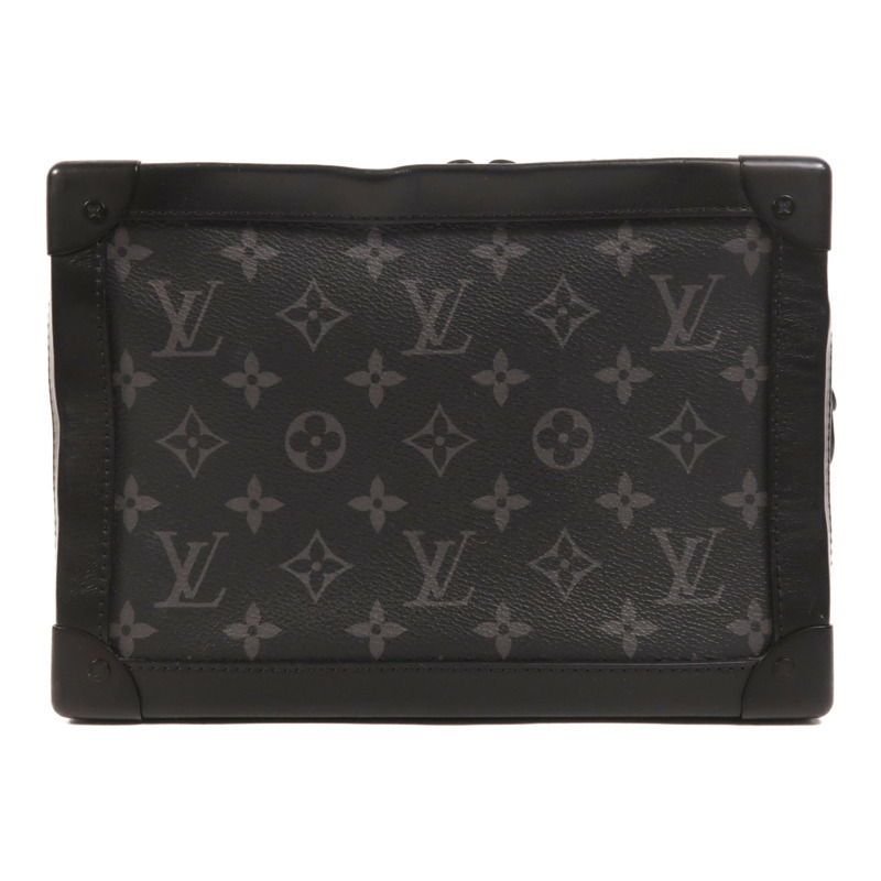 LOUIS VUITTON Monogram Eclipse Soft Trunk肩背袋-1