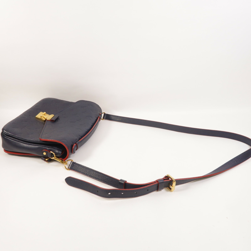 LOUIS VUITTON Monogram Empreinte Pochette Metis金扣手挽肩背兩用袋-8