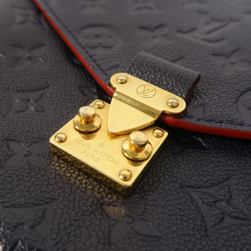 LOUIS VUITTON Monogram Empreinte Pochette Metis金扣手挽肩背兩用袋-9