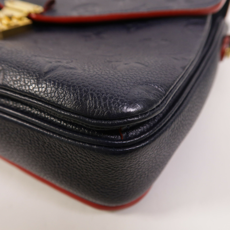 LOUIS VUITTON Monogram Empreinte Pochette Metis金扣手挽肩背兩用袋-10