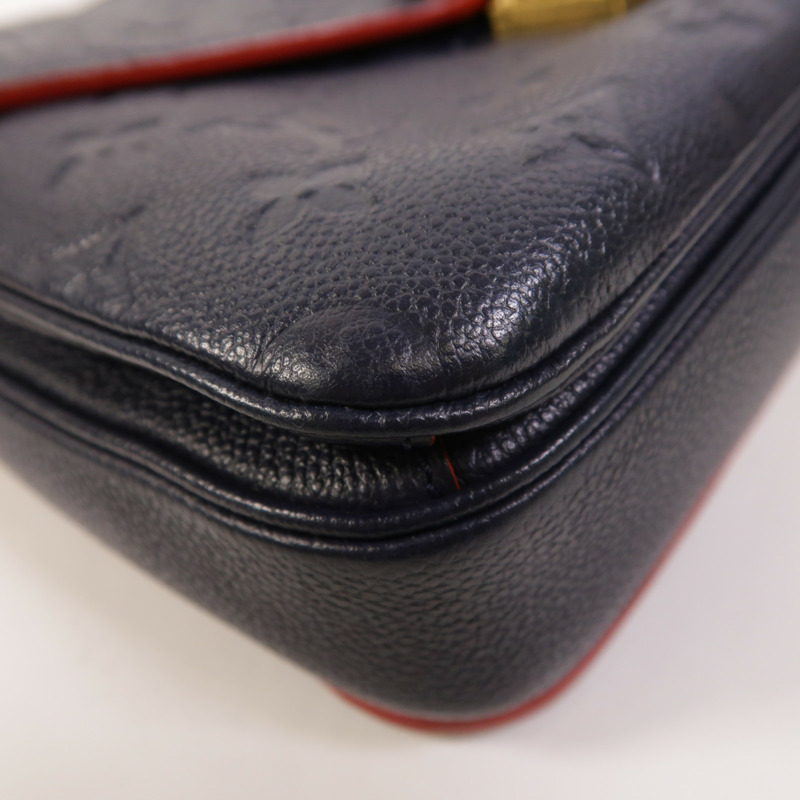LOUIS VUITTON Monogram Empreinte Pochette Metis金扣手挽肩背兩用袋-11