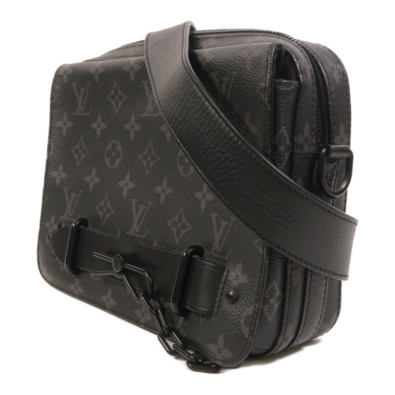 LOUIS VUITTON Monogram Eclipse Steamer肩背袋-2