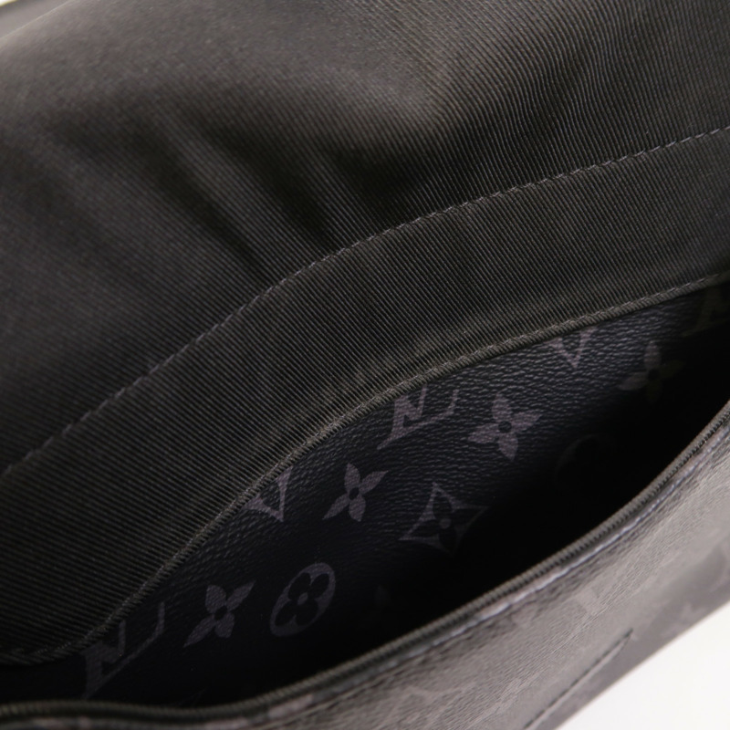 LOUIS VUITTON Monogram Eclipse Steamer肩背袋-6