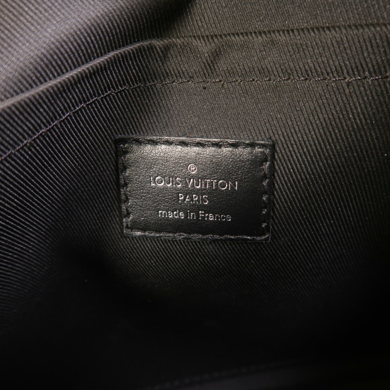 LOUIS VUITTON Monogram Eclipse Steamer肩背袋-7