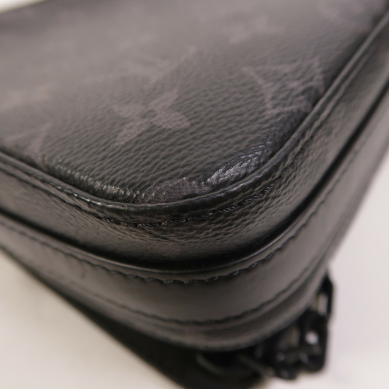 LOUIS VUITTON Monogram Eclipse Steamer肩背袋-13