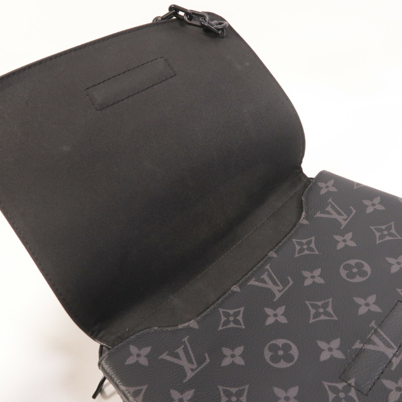 LOUIS VUITTON Monogram Eclipse Steamer肩背袋-19