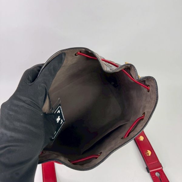 FENDI Mon Tresor 經典老花撞色水桶包 大號-4