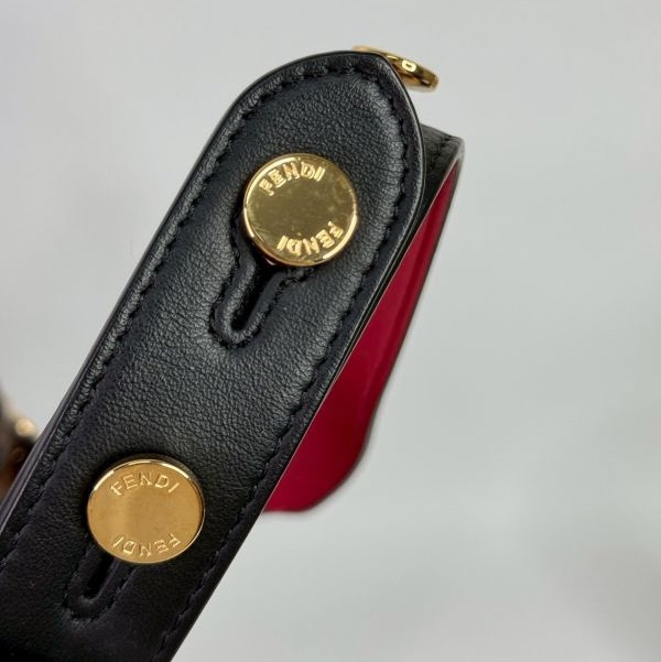 FENDI Mon Tresor 經典老花撞色水桶包 大號-8