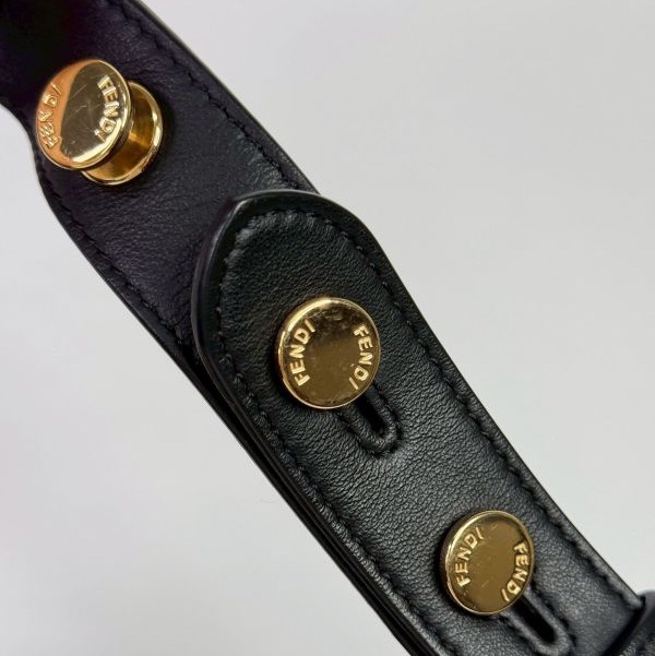 FENDI Mon Tresor 經典老花撞色水桶包 大號-9