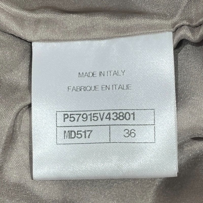 CHANEL 香奈兒 粗花呢短褲 羊毛混紡 米棕色系 SIZE:36-6