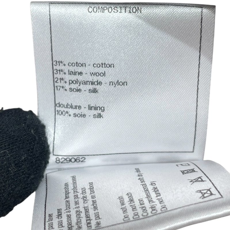 CHANEL 香奈兒 粗花呢短褲 羊毛混紡 米棕色系 SIZE:36-7