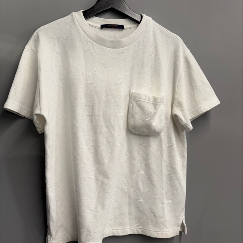 專櫃三折🌟Louis Vuitton LV 針織老花滿版口袋短袖｜Classic Trend CT精品｜台北東區實體-7