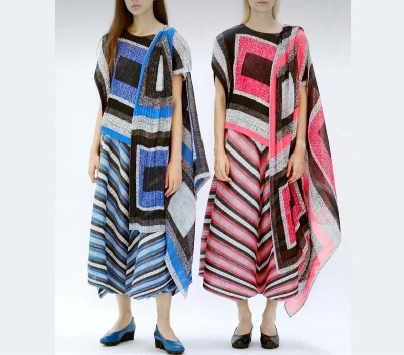 ▪️富貴選物FUGUEI▪️PP  三宅ㄧ生 青山限定配色  直條紋拼色長褲-2