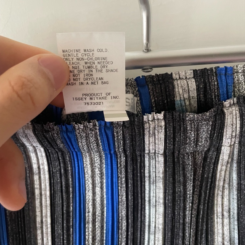 ▪️富貴選物FUGUEI▪️PP  三宅ㄧ生 青山限定配色  直條紋拼色長褲-5