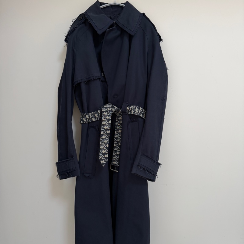 Dior 深藍色大衣外套 風衣外套-0