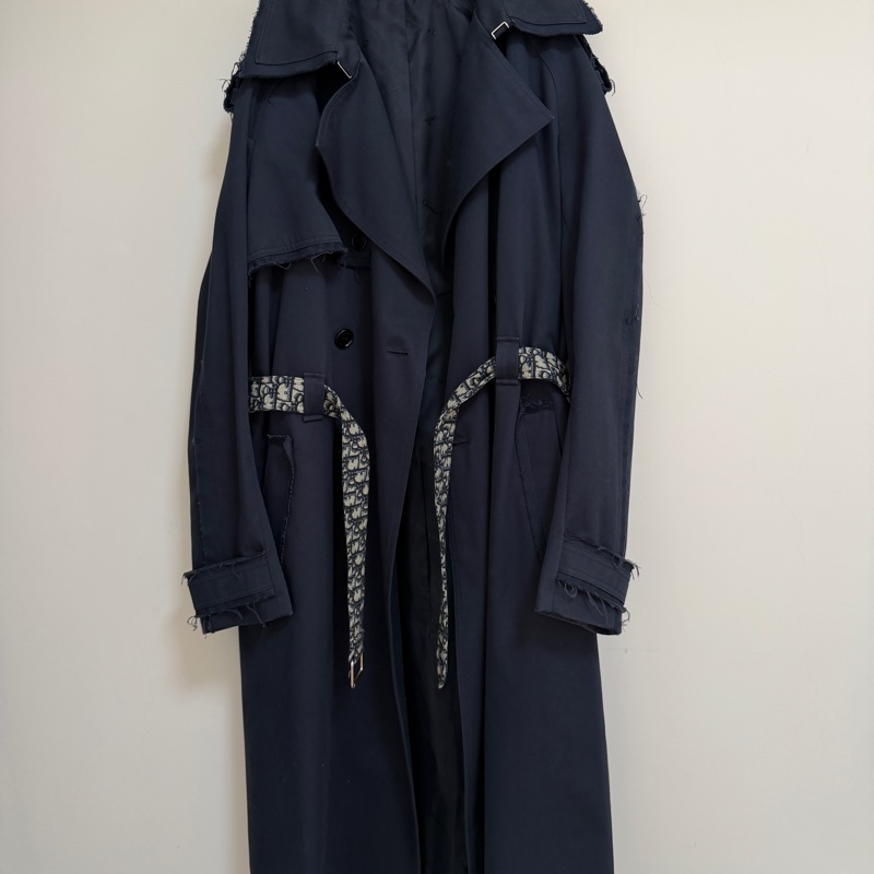 Dior 深藍色大衣外套 風衣外套-1