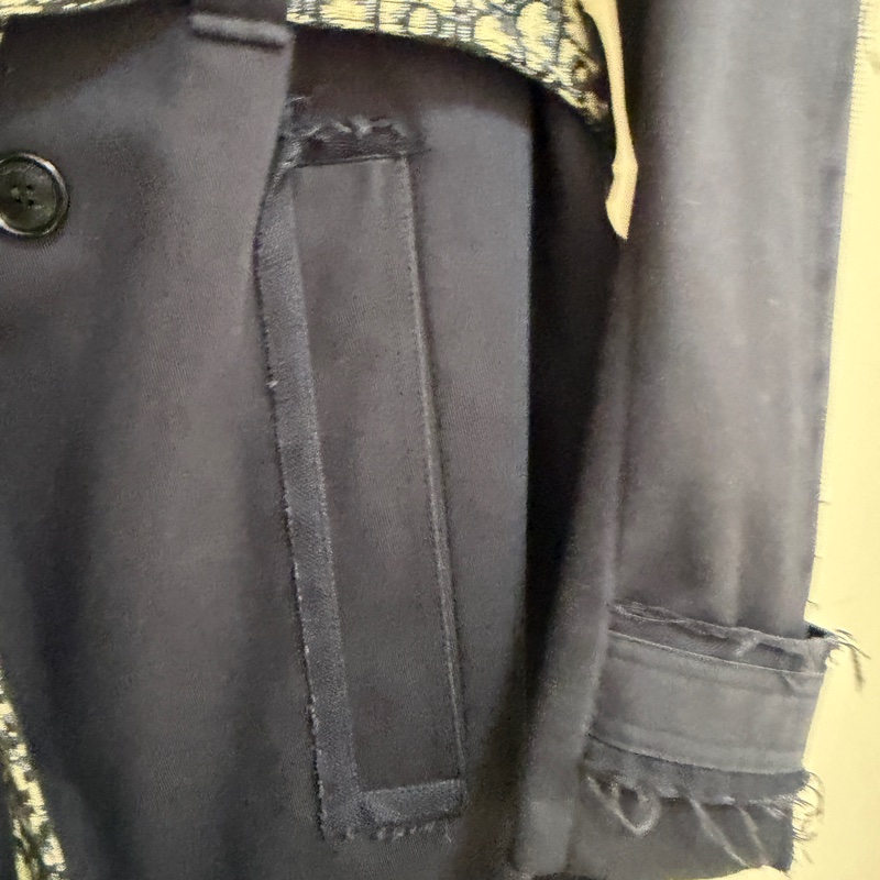 Dior 深藍色大衣外套 風衣外套-3