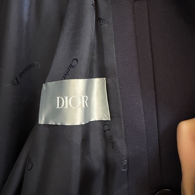 Dior 深藍色大衣外套 風衣外套-6