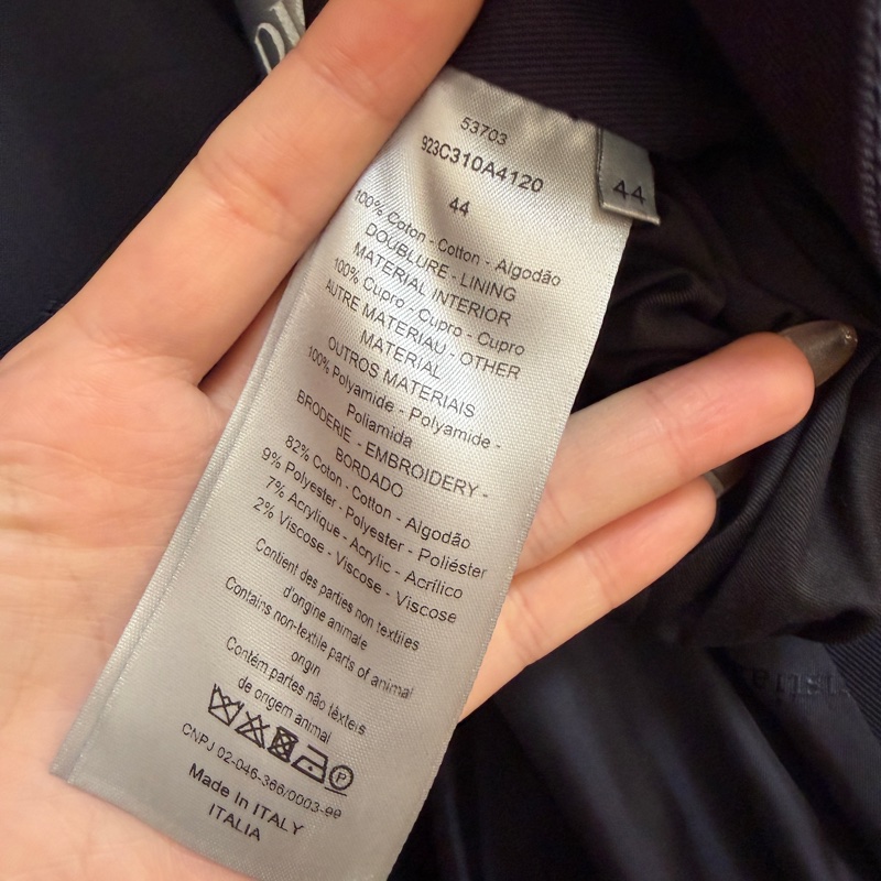 Dior 深藍色大衣外套 風衣外套-13