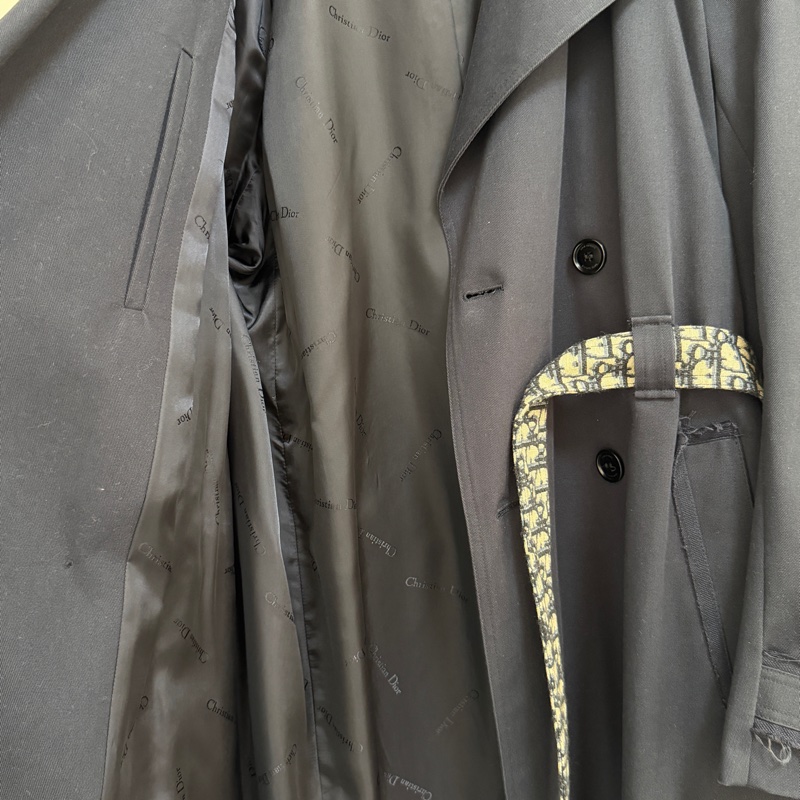 Dior 深藍色大衣外套 風衣外套-16