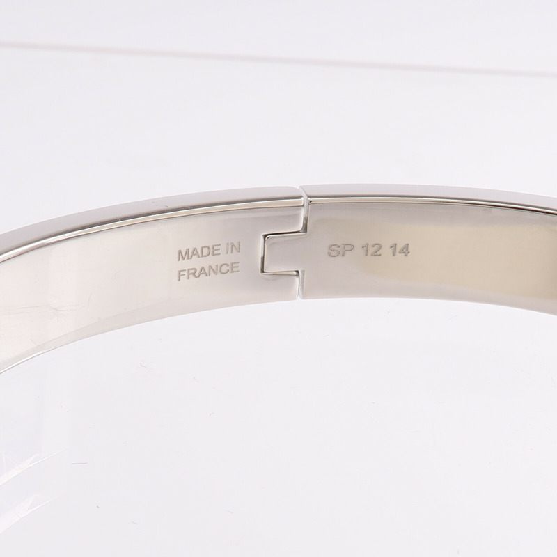 HERMES 金屬/琺瑯Mini Clic Kelly手鐲-5