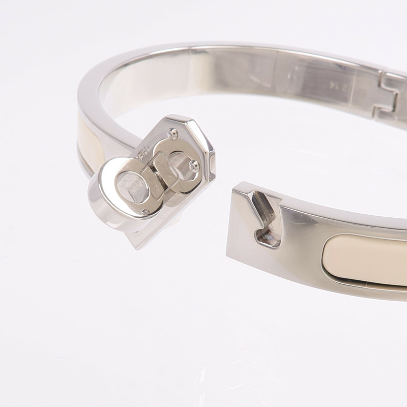 HERMES 金屬/琺瑯Mini Clic Kelly手鐲-6