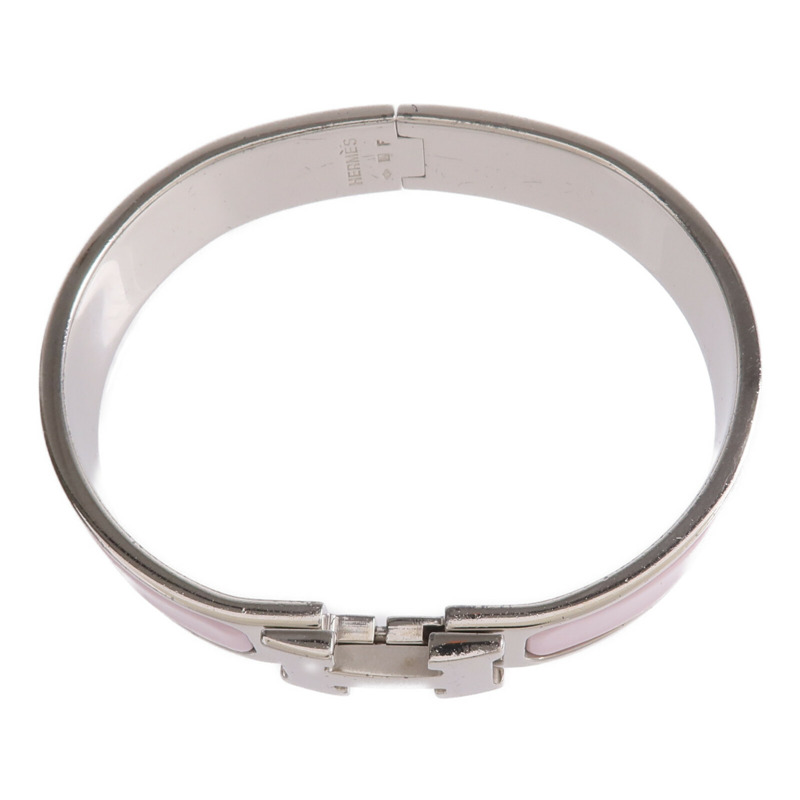 HERMES 金屬/琺瑯Clic H Bracelet手鐲-3