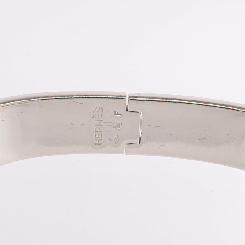 HERMES 金屬/琺瑯Clic H Bracelet手鐲-6