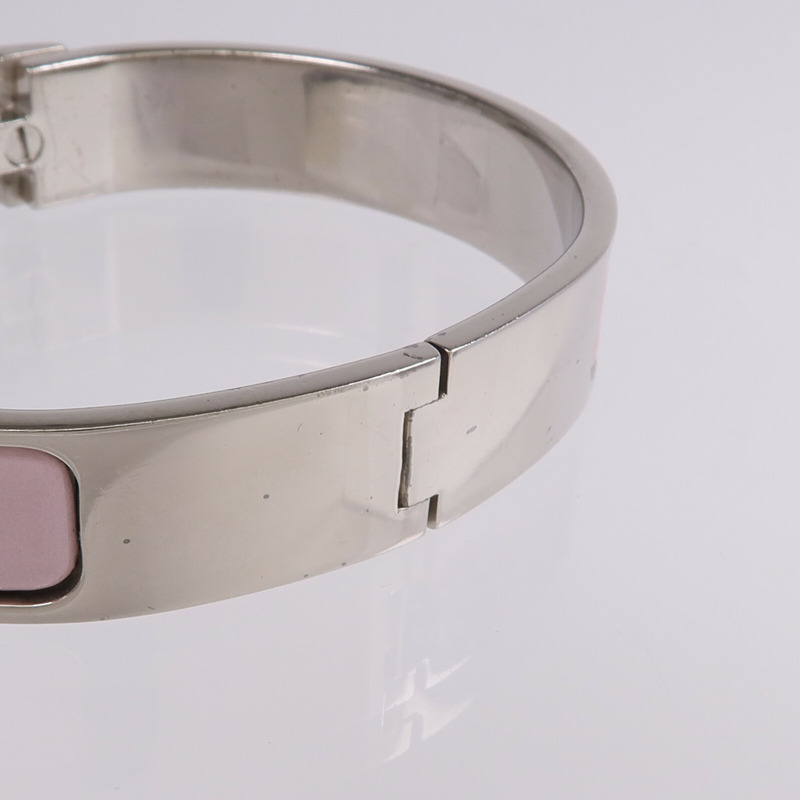 HERMES 金屬/琺瑯Clic H Bracelet手鐲-9