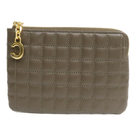 CELINE 牛皮皮革C Charm Coin Pouch零錢包