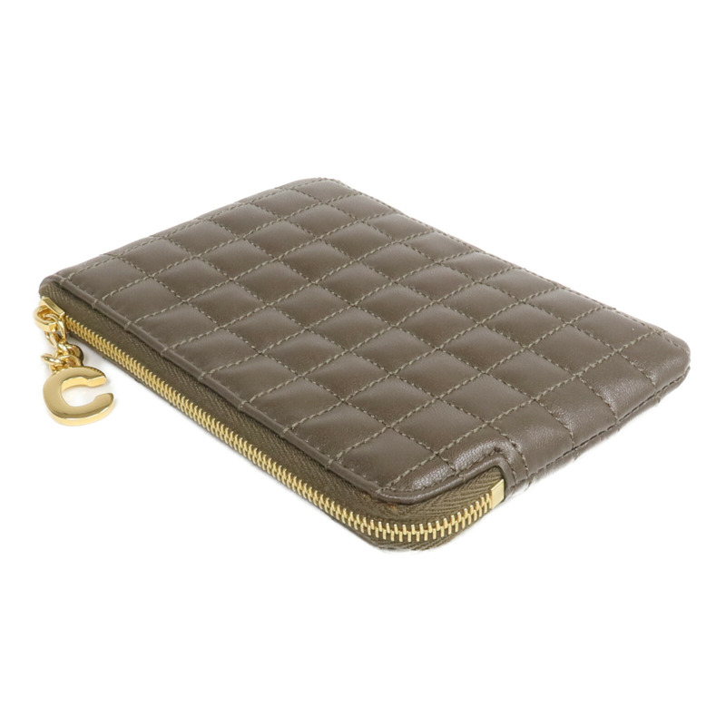 CELINE 牛皮皮革C Charm Coin Pouch零錢包-4