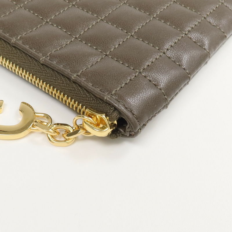 CELINE 牛皮皮革C Charm Coin Pouch零錢包-9