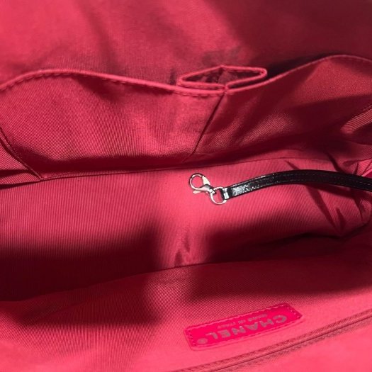 東區正精品㊣CHANEL A93824 香奈兒黑色牛皮金銀雙色皮穿鍊帶流浪包肩背包斜背包中款 RZ6387-11