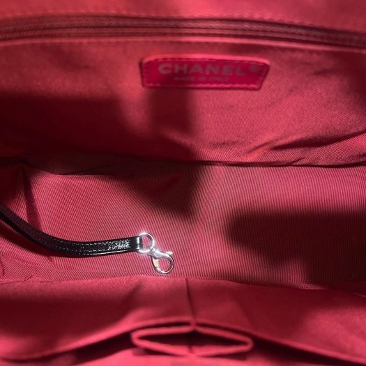 東區正精品㊣CHANEL A93824 香奈兒黑色牛皮金銀雙色皮穿鍊帶流浪包肩背包斜背包中款 RZ6387-13