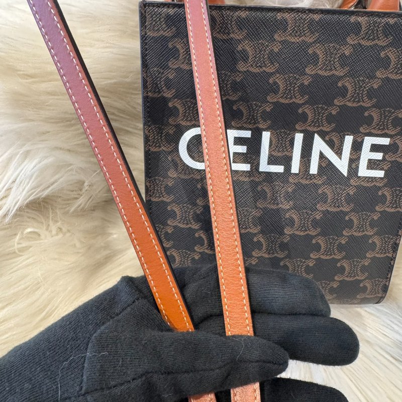 Celine 經典凱旋門老花琴譜包 小號-5