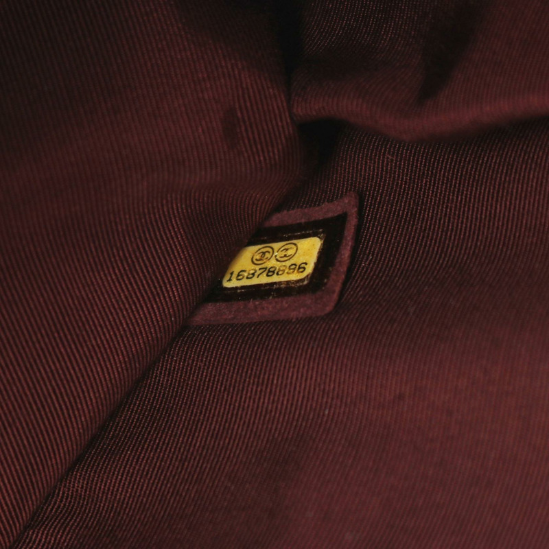 香奈兒 (CHANEL) 菱格紋鏈條肩背包，羊皮材質，紅色，二手，女士款，附鏈條-4