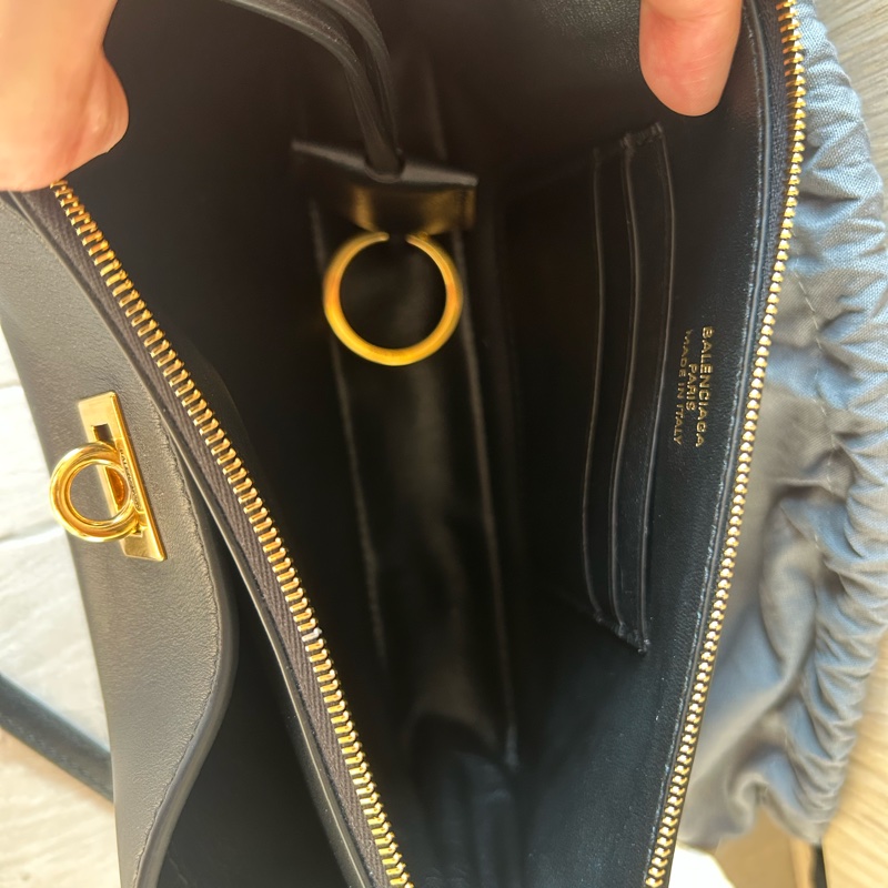 巴黎世家 爆款 balenciaga rodeo sling 黑金 台灣購證-3