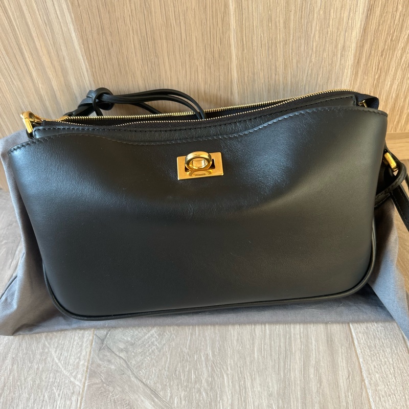 巴黎世家 爆款 balenciaga rodeo sling 黑金 台灣購證-5