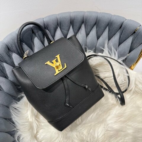 LV 黑金mini 後背包 小書包