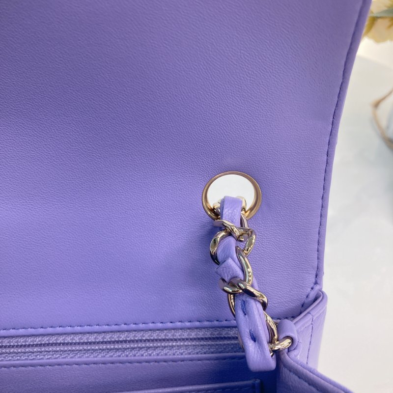 MS0678	Chanel 香奈兒小號翻蓋式鍊帶包包 Classic Flap Mini Rectangle 20cm Chevron Lambskin-29