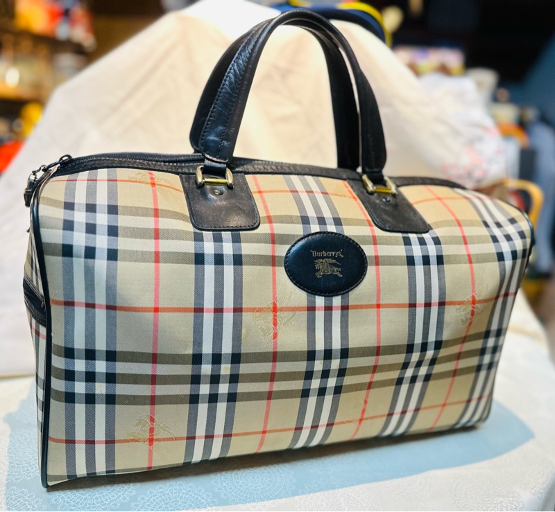 Burberrys古董行李袋-1