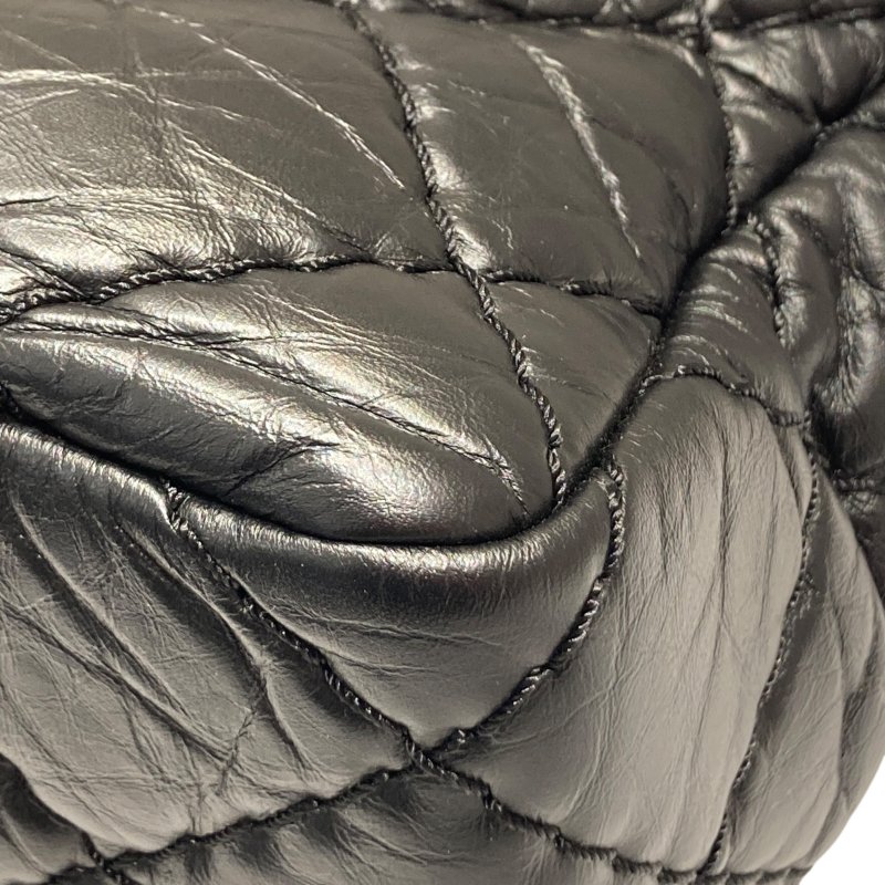 CHANEL 香奈兒 CF 毛呢 肩背包 紅色/黑色 銀鍊-7