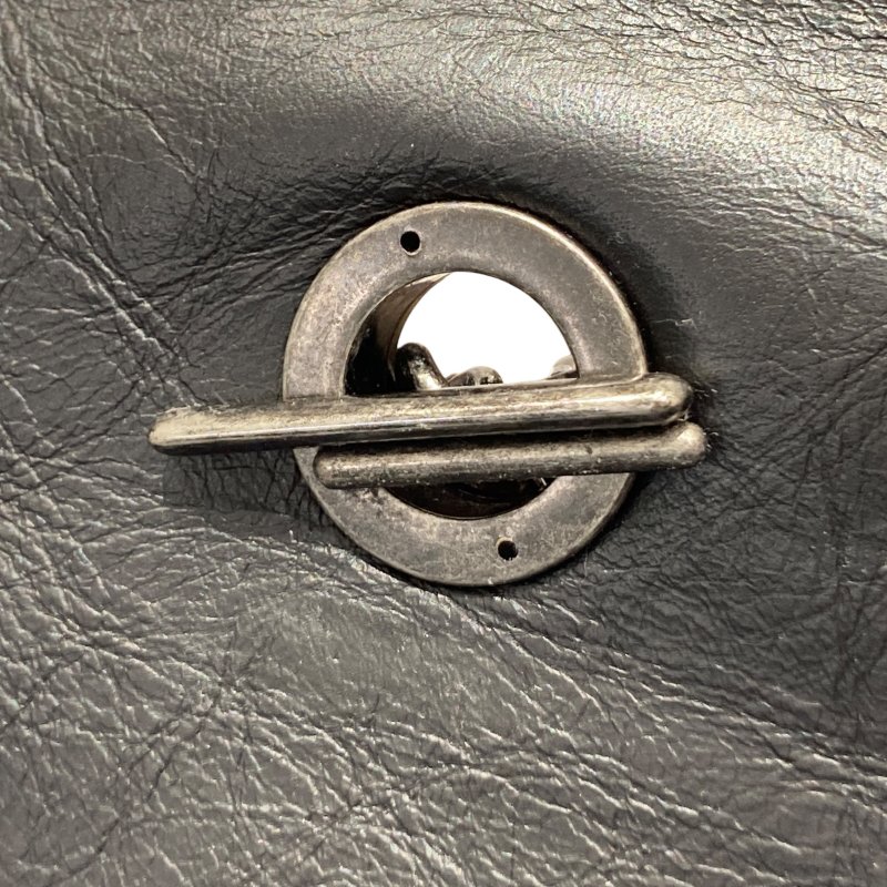 CHANEL 香奈兒 CF 毛呢 肩背包 紅色/黑色 銀鍊-18